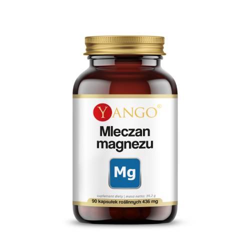 Zdjęcie produktu - Yango Mleczan magnezu 436 mg, 90 kaps.