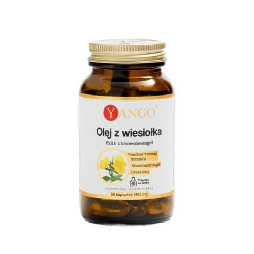 Miniaturka artykułu - Yango Olej z wiesiołka, 60 kaps.