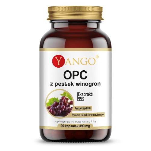 Miniaturka artykułu - YANGO OPC Ekstrakt z pestek winogron, 90kaps.
