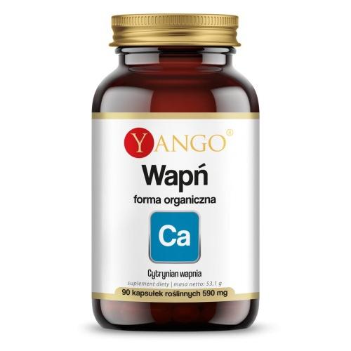 Miniaturka artykułu - YANGO Wapń cytrynian wapnia, 90 kaps.