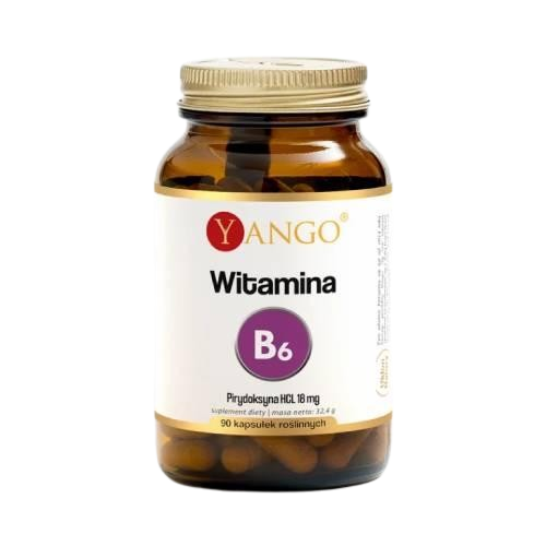 Miniaturka artykułu - YANGO Witamina B6, 90 kaps.