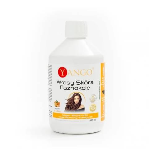 Miniaturka artykułu - Yango Włosy, Sk&oacute;ra, Paznokcie o smaku pomarańczy, 500 ml