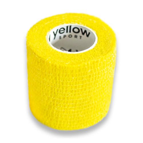 Miniaturka artykułu - YellowBAND Bandaż kohezyjny 5cm x 4,5m ż&oacute;łty	