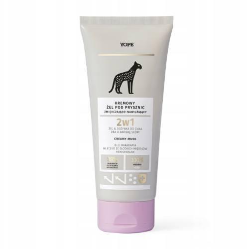 Miniaturka artykułu - YOPE Creamy Musk Kremowy żel pod prysznic, 200ml