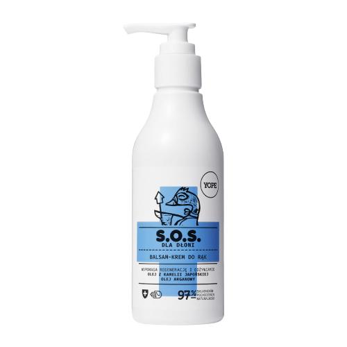 Miniaturka artykułu - YOPE Naprawczy balsam-krem do rąk S.O.S dla dłoni, 160ml