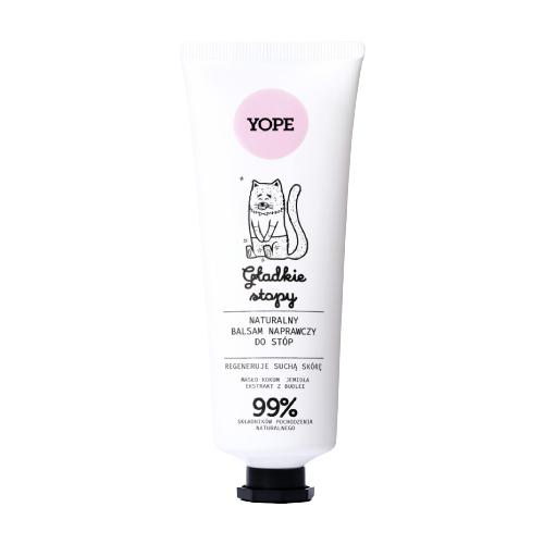 Miniaturka artykułu - YOPE Gładkie Stopy Naturalny balsam naprawczy do st&oacute;p, 75 ml