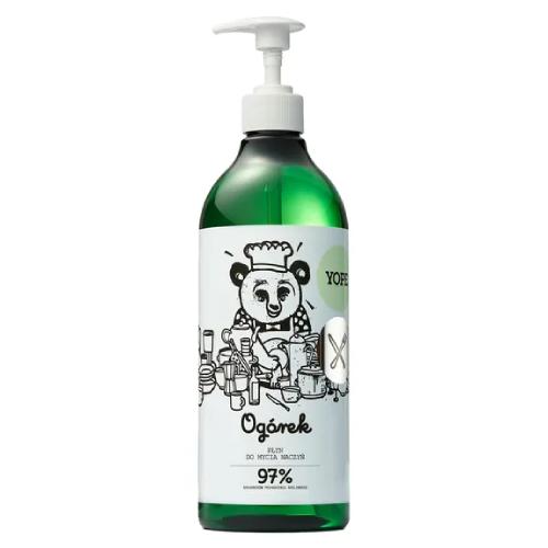 Miniaturka artykułu - YOPE Płyn do mycia naczyń Og&oacute;rek, 750ml