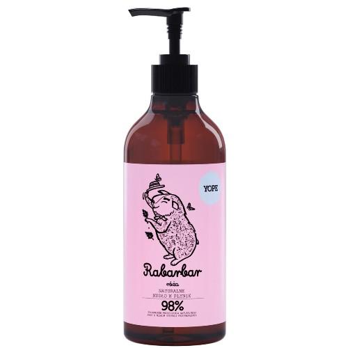 Miniaturka artykułu - YOPE Rabarbar Naturalne mydło w płynie, 500ml