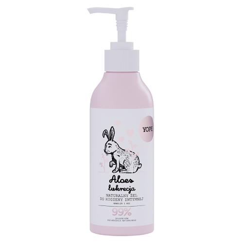 Miniaturka artykułu - YOPE Żel do higieny intymnej - aloes i lukrecja, 300ml