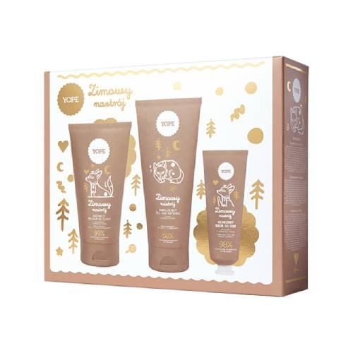 Miniaturka artykułu - Yope Zimowy nastr&oacute;j Zestaw Balsam do ciała, 150 ml + Żel pod prysznic, 150 ml + Krem do rąk, 50 ml