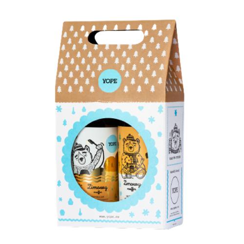 Miniaturka artykułu - YOPE ZIMOWY MUFFIN Zestaw Żel pod prysznic, 400ml + Mydło do rąk, 500ml