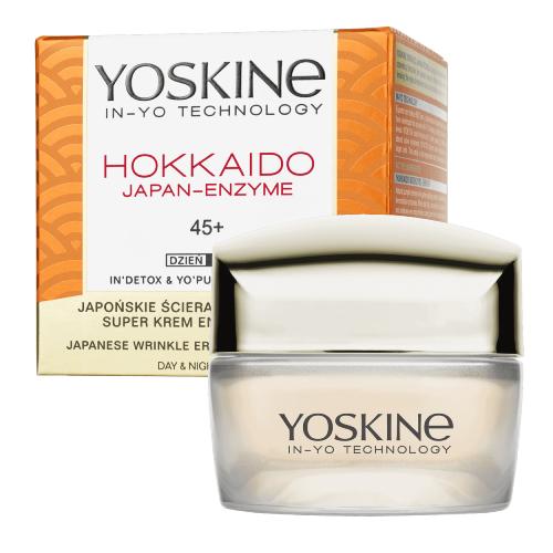 Miniaturka artykułu - YOSKINE Hokkaido Japan-Enzyme Krem do twarzy na dzień i noc 45+ z enzymem z dyni, 50 ml