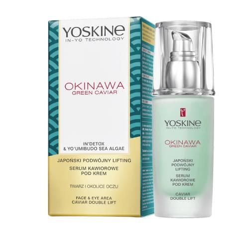 Miniaturka artykułu - YOSKINE Okinawa Green Caviar Japoński podw&oacute;jny lifting Serum kawiorowe pod krem, 30ml