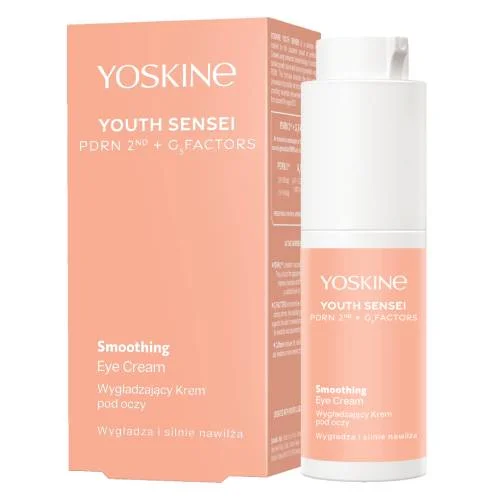 Miniaturka artykułu - Yoskine Youth Sensei Wygładzający krem pod oczy z kofeiną, 30 ml