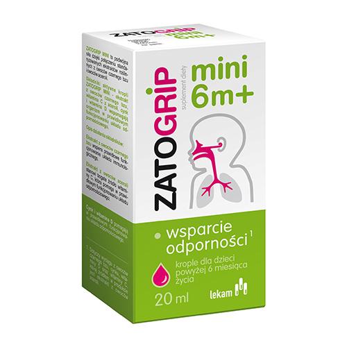 Miniaturka artykułu - Zatogrip Mini krople doustne, 20 ml