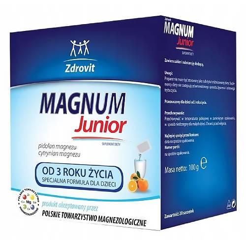 ZDROVIT MAGNUM JUNIOR - 20 saszetek