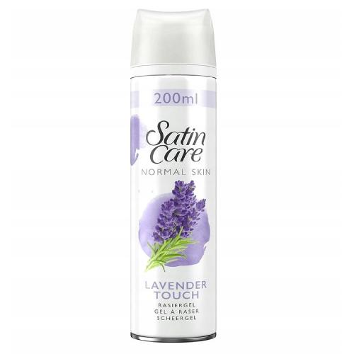 Miniaturka artykułu - Gillette Satin Care Lavender Touch Żel do golenia dla kobiet, 200ml