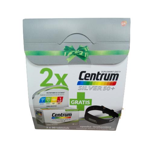 CENTRUM Silver 50+ zestaw 2x 30tabl. + Krokomierz