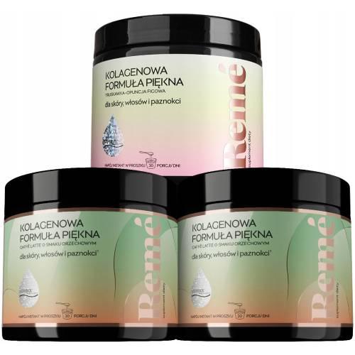 Miniaturka artykułu - Zestaw 3x REME (2x orzech 1x truskawka-opuncja figowa), 150g