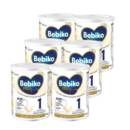 Miniaturka artykułu - Zestaw 6x Bebiko Pro+ 1 Mleko początkowe dla niemowląt od urodzenia, 700 g