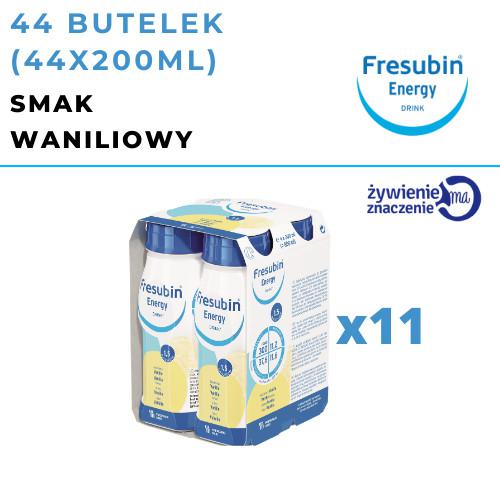 Miniaturka artykułu - Zestaw Fresubin Energy Drink waniliowy, 44x200ml