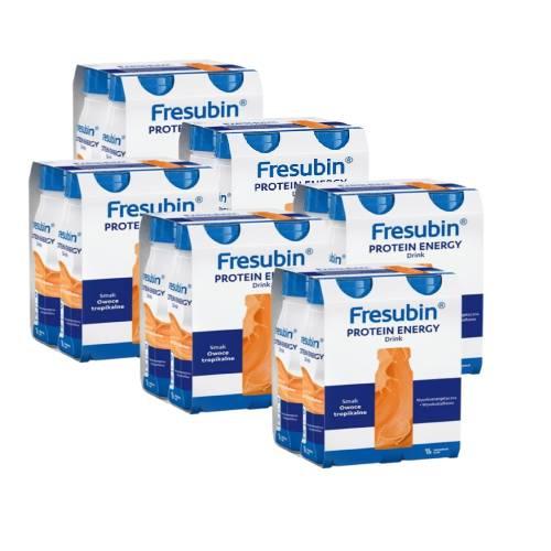 Miniaturka artykułu - Zestaw Fresubin Protein Energy Drink smak owoce tropikalne, 24 x 200 ml