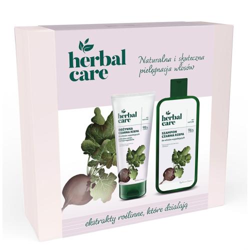 Miniaturka artykułu -  Herbal Care Zestaw do pielęgnacji włos&oacute;w Czarna rzepa (szampon, 330 ml + odżywka, 200 ml)