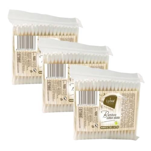 Miniaturka artykułu - Zestaw Mattes Lybar Patyczki bambusowe, 3x100 sztuk