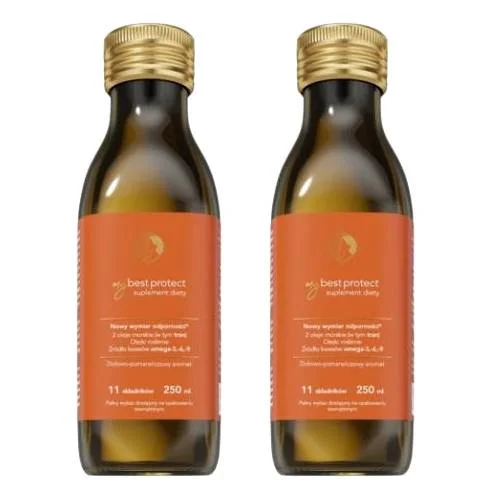 Miniaturka artykułu - Zestaw MyBestProtect Olej aromat ziołowo-pomarańczowy, 2 x 250 ml