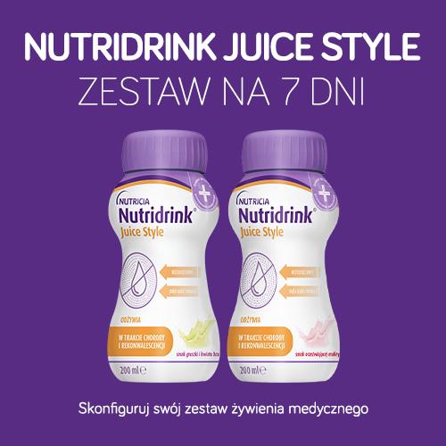 Miniaturka artykułu - Zestaw Nutridrink Juice Style na 7 dni (16 butelek x 200ml)