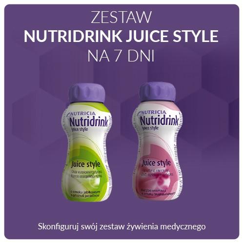 Miniaturka artykułu - Zestaw Nutridrink Juice Style na 7 dni (16 butelek x 200ml)