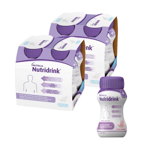 Zestaw Nutridrink Neutralny 8x 125ml + Nutridrink Truskawkowy, 125ml 