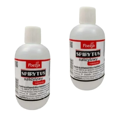 Zestaw Poezja Spirytus salicylowy kosmetyczny, 2 x 100 ml