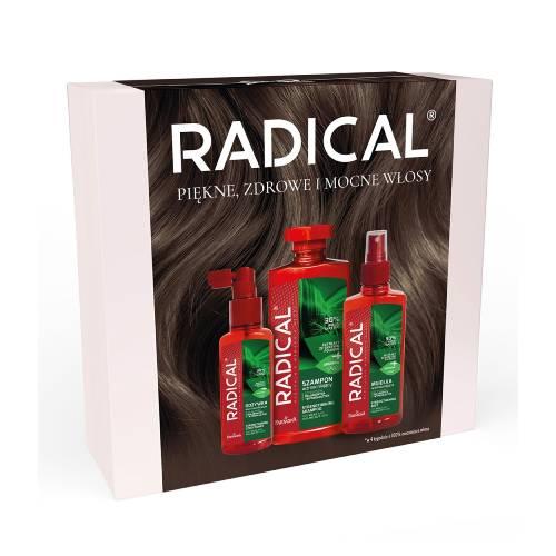 Miniaturka artykułu - Farmona Radical Zestaw Odżywka wzmacniająca, 100 ml + Szampon wzmacniający do włos&oacute;w wypadających, 400 ml + Mgiełka do włos&oacute;w wypadających, 200 ml