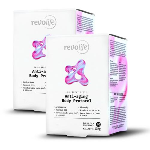 Miniaturka artykułu - Zestaw Revolife Anti-aging Body Protocol, 2 x 90 kapsułek