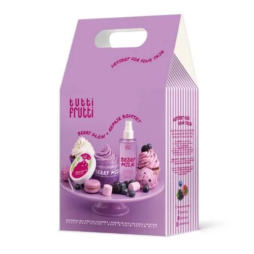 Miniaturka artykułu - Farmona Tutti Frutti Berry Milk Zestaw kosmetyk&oacute;w do pielęgnacji ciała