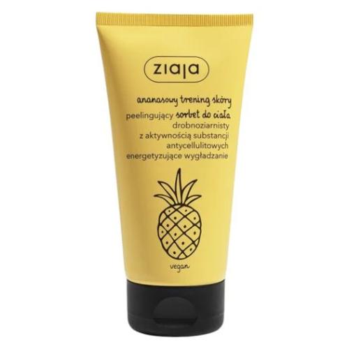 Miniaturka artykułu - ZIAJA Ananasowy Sorbet peelingujący do ciała, 160ml