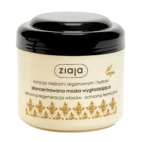 Miniaturka artykułu - ZIAJA ARGAN Skoncentrowana maska wygładzająca do włos&oacute;w, 200 ml