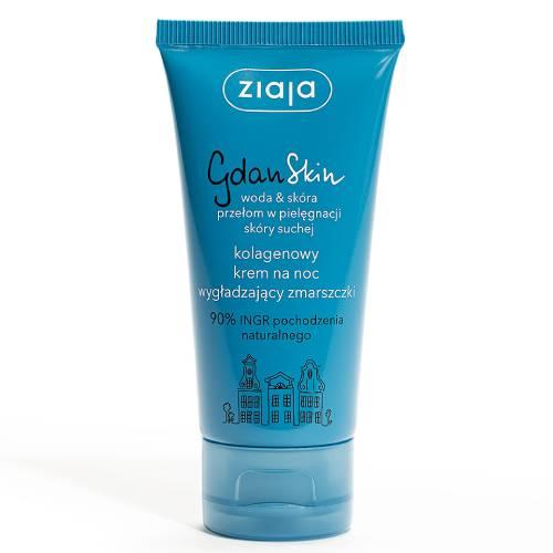 Miniaturka artykułu - Ziaja Gdanskin Kolagenowy krem na noc, 50 ml
