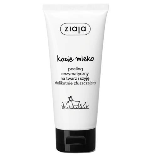 Miniaturka artykułu - Ziaja Kozie Mleko Peeling enzymatyczny na twarz i szyję, 75 ml