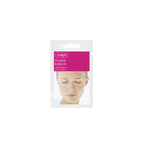 Miniaturka artykułu - ZIAJA Maska Kojąca z glinką r&oacute;żową, 7ml