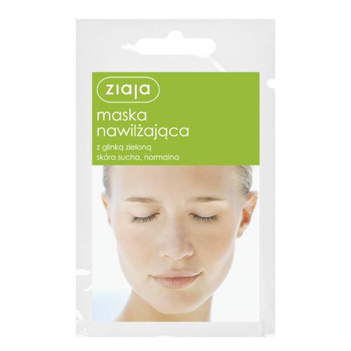Miniaturka artykułu - ZIAJA Maska nawilżająca z glinką zieloną, 7ml
