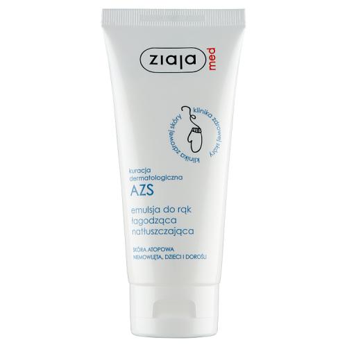 Miniaturka artykułu - ZIAJA MED AZS Emulsja do rąk łagodząco-natłuszczająca, 100ml