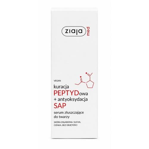 Miniaturka artykułu - Ziaja Med Kuracja Peptydowa Serum złuszczające do twarzy, 50 ml