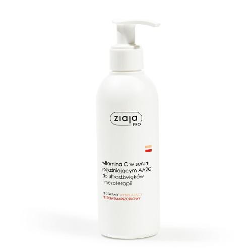 Miniaturka artykułu - ZIAJA PRO witamina C w serum rozjaśniającym AA2G do ultradźwięk&oacute;w i mezoterapii, 200ml