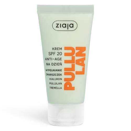 Miniaturka artykułu - Ziaja Pullulan Krem do twarzy anti-age na dzień SPF20, 50 ml