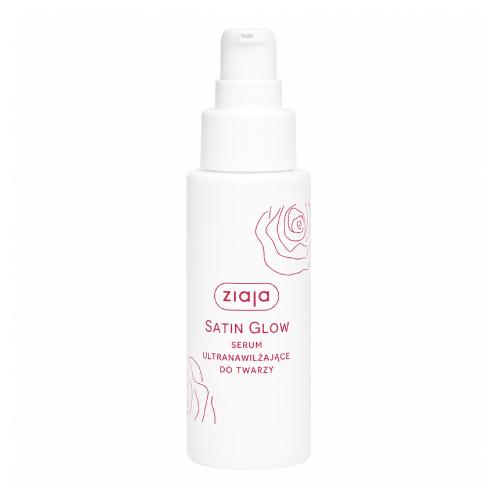 Miniaturka artykułu - Ziaja Satin Glow Serum ultranawilżające do twarzy, 50 ml