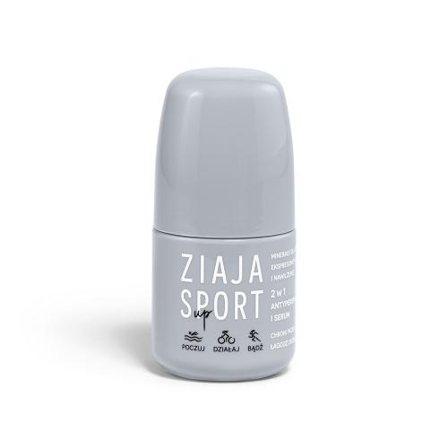 Miniaturka artykułu - Ziaja Sport 2w1 Antyperspirant i serum, 60 ml