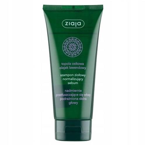 Miniaturka artykułu - ZIAJA Szampon ziołowy normalizujący sebum, 200 ml