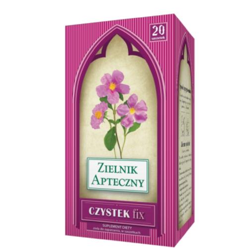 Miniaturka artykułu - ZIELNIK APTECZNY Czystek fix - 20 saszetek